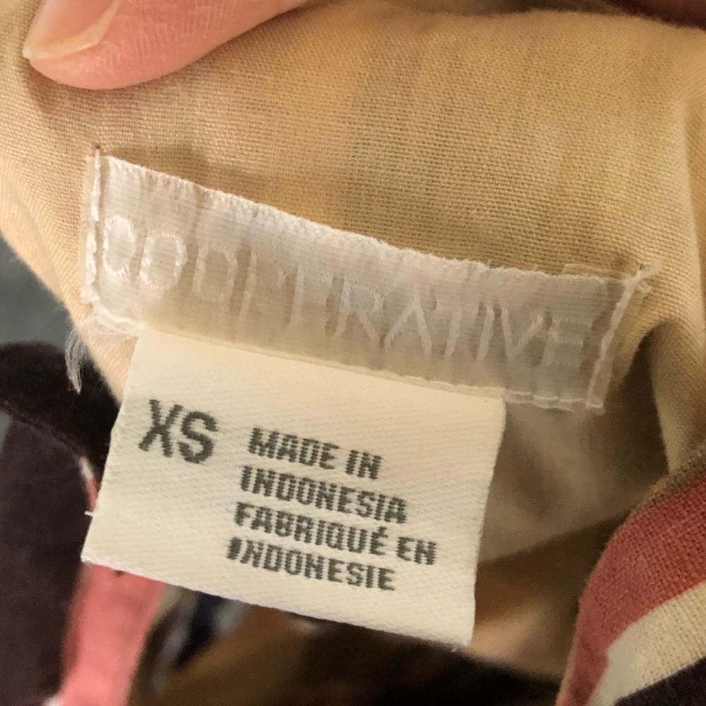 Cooperative|Urban Outfitters Boho Linen striped dress,open back, Lagenlook/Artsy - Picture 9 of 13